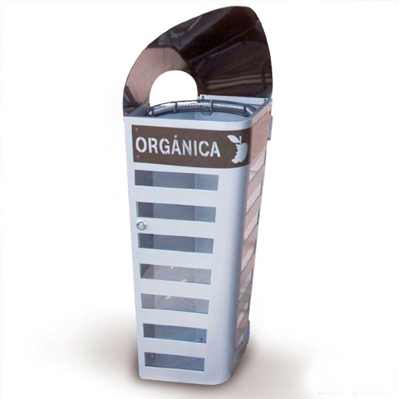 Paperera de reciclatge exterior Sidney